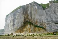 Erosion d'une falaise de craie (Pays de Caux, Normandie) 